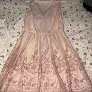 Accidentally In Love Blush Floral Women’s Dress